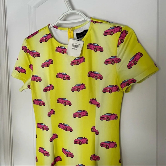 Hayley Elsaesser x Barbie  Car Print Maxi T-Shirt Dress XS - Picture 10 of 13